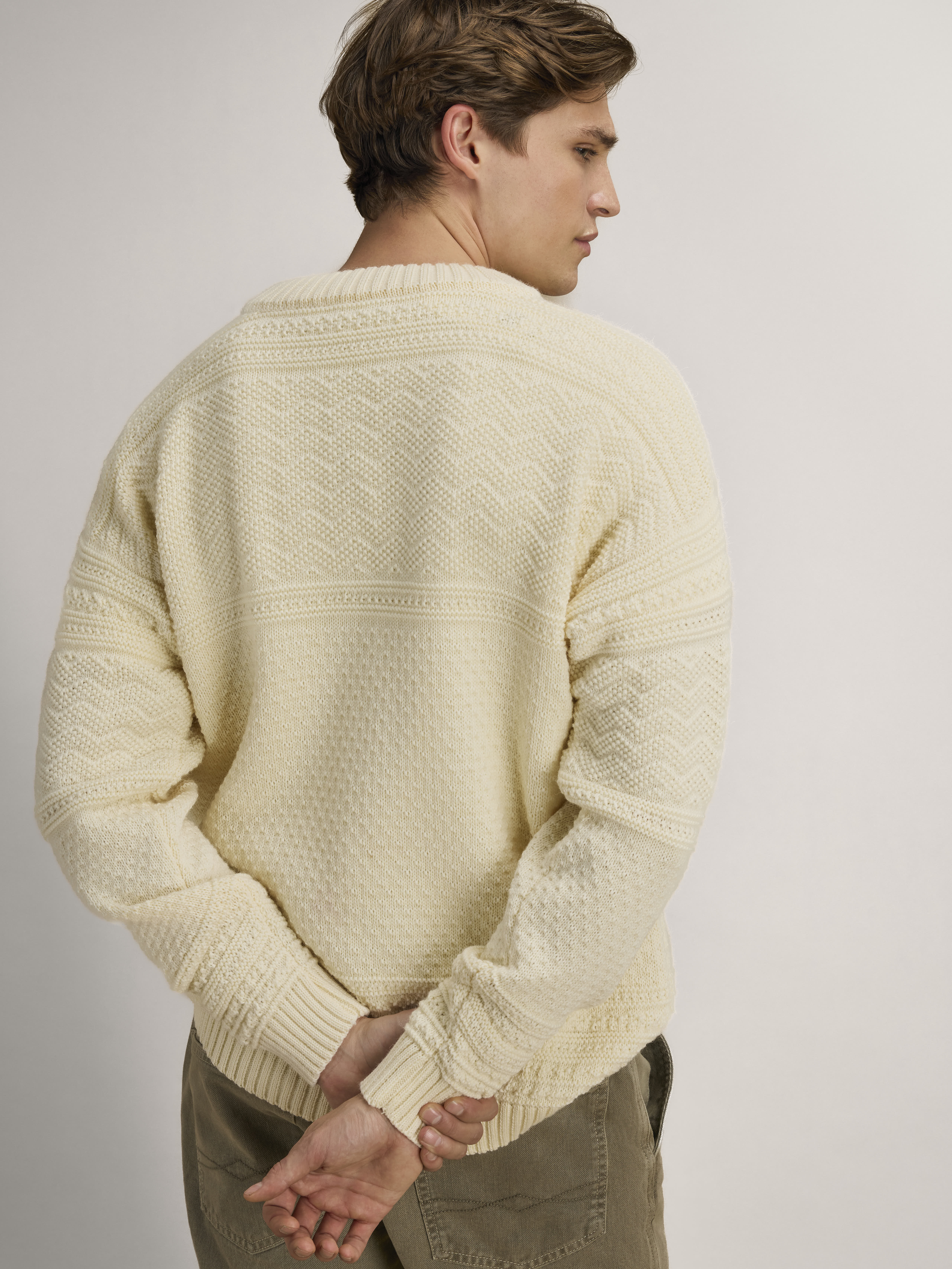 Lusa Men's Sweater Offwhite