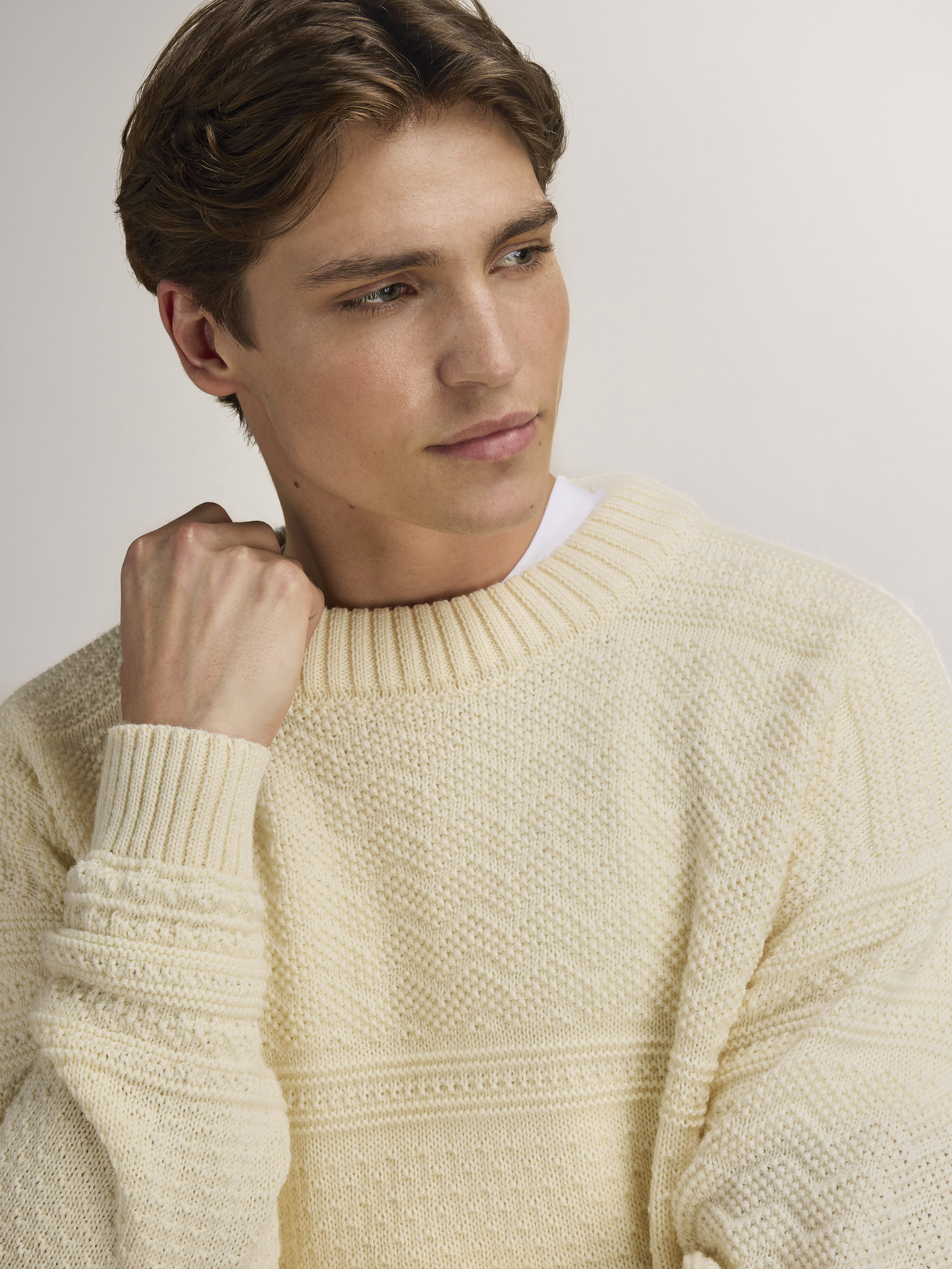 Lusa Men's Sweater Offwhite