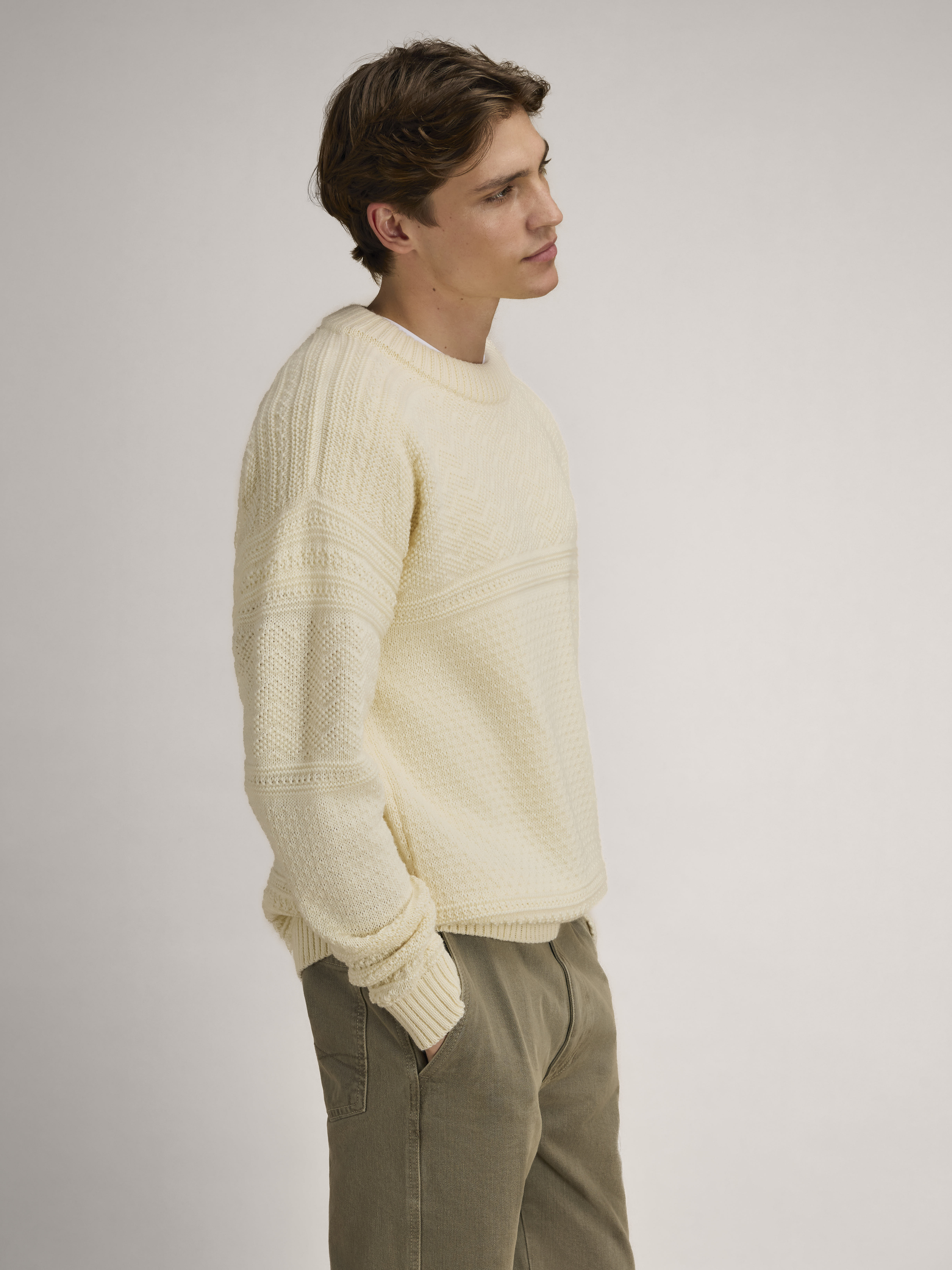 Lusa Men's Sweater Offwhite