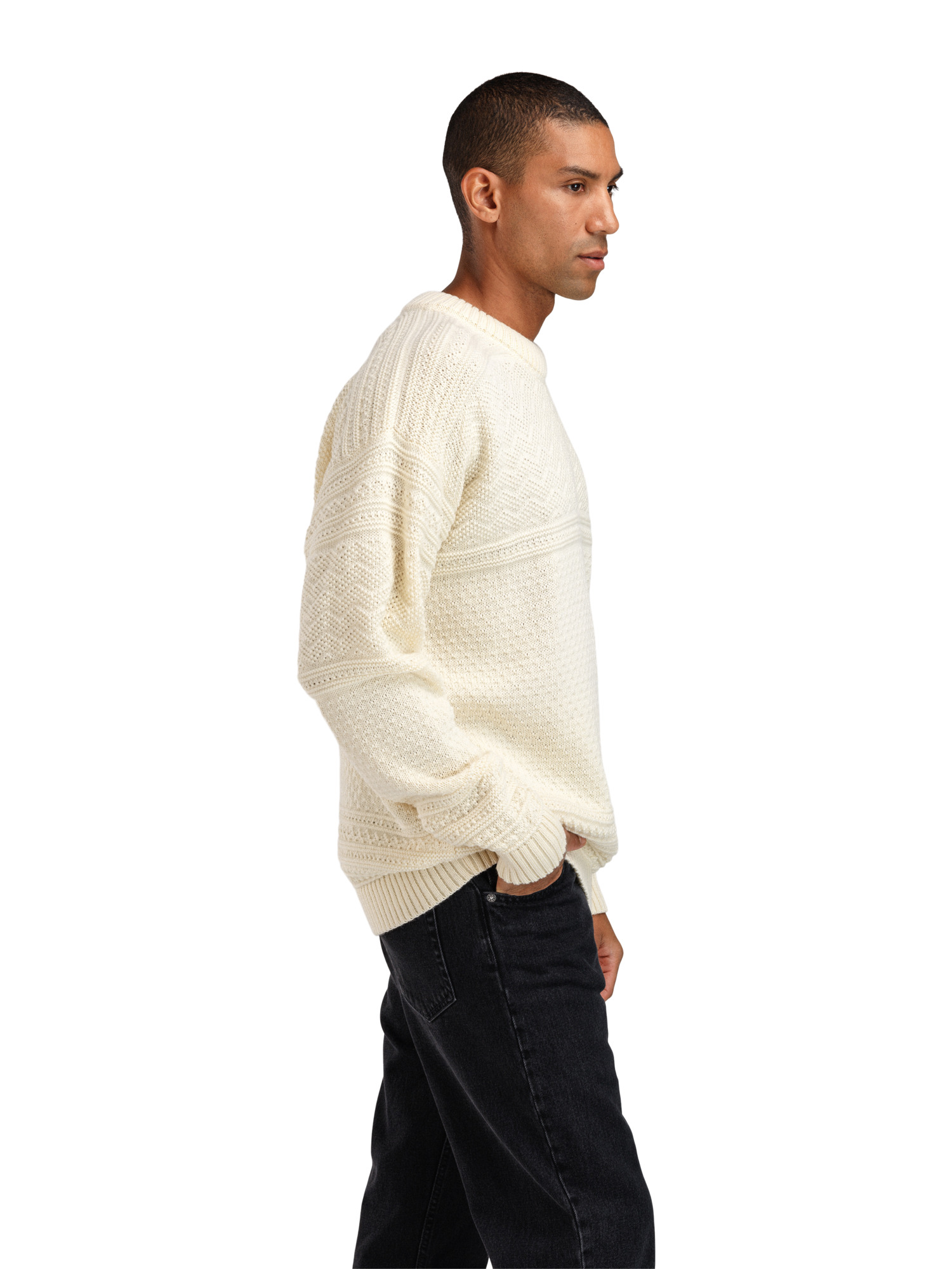Lusa Men's Sweater Offwhite