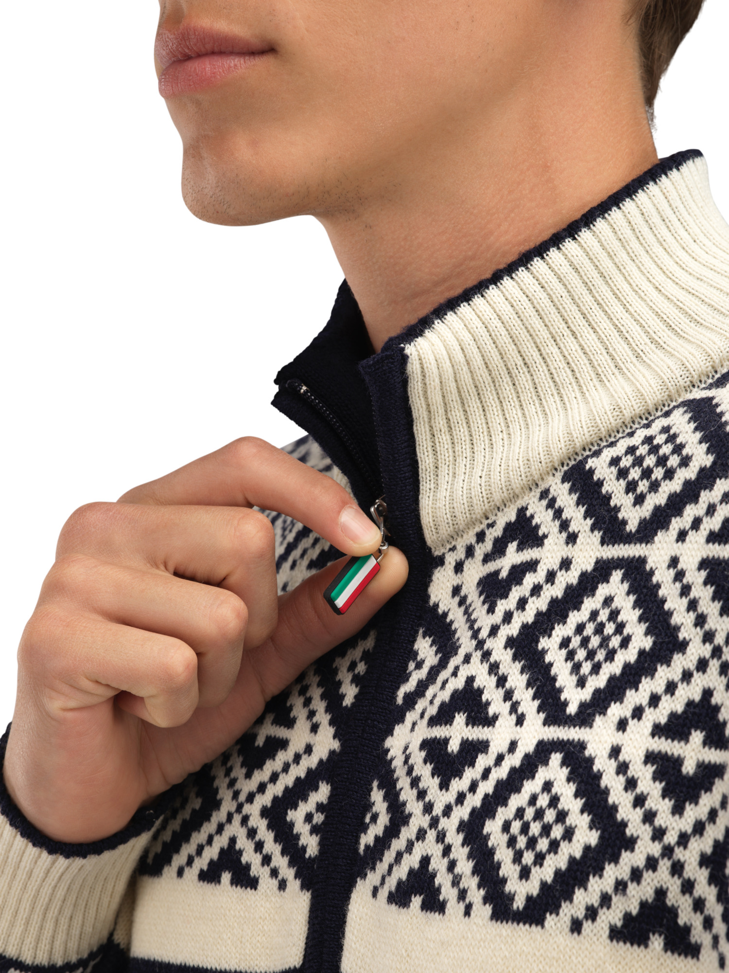 Team Norway Cortina Men’s Ski Sweater Navy Offwhite