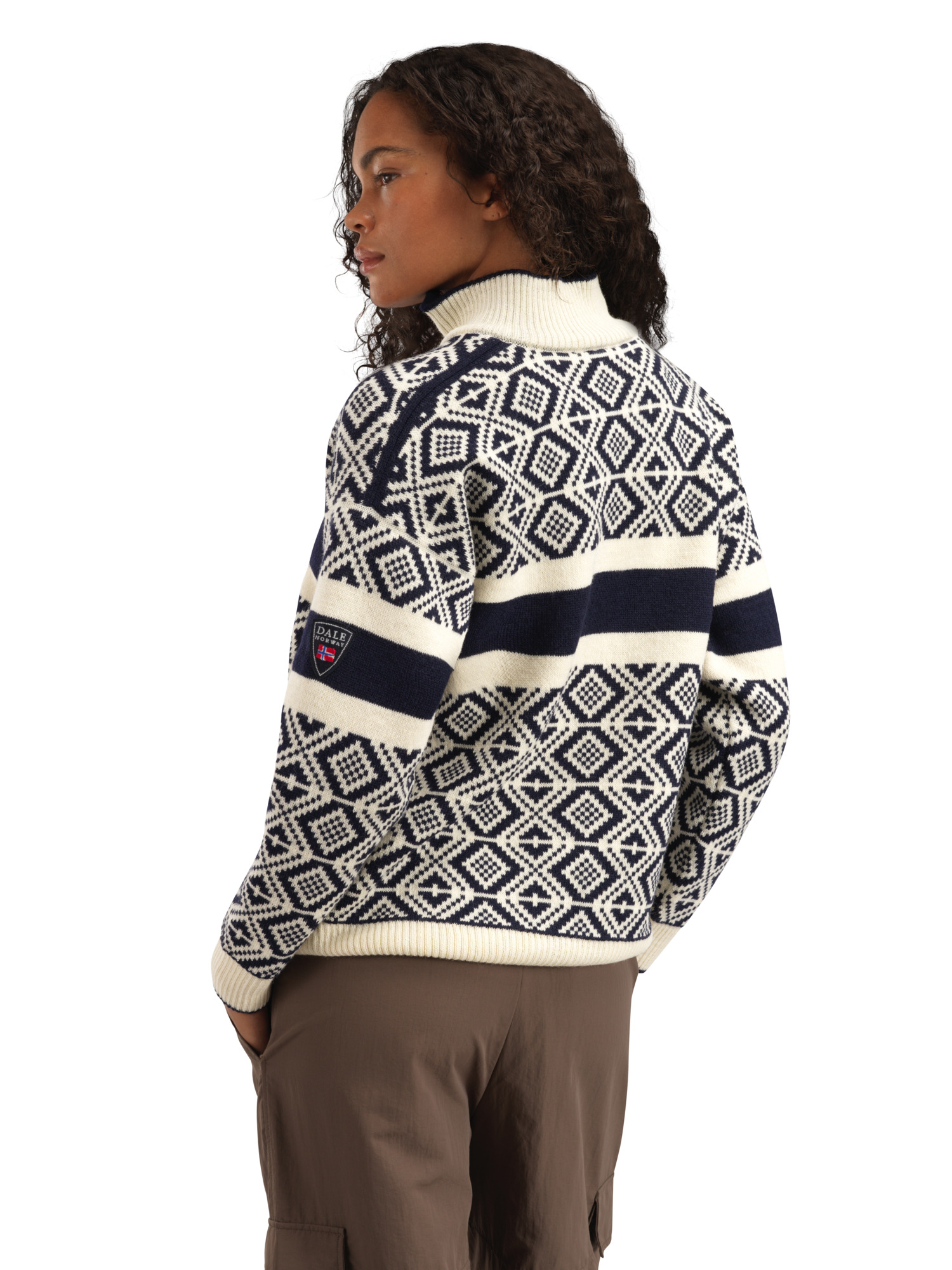 Team Norway Cortina Women’s Ski Sweater Navy Offwhite