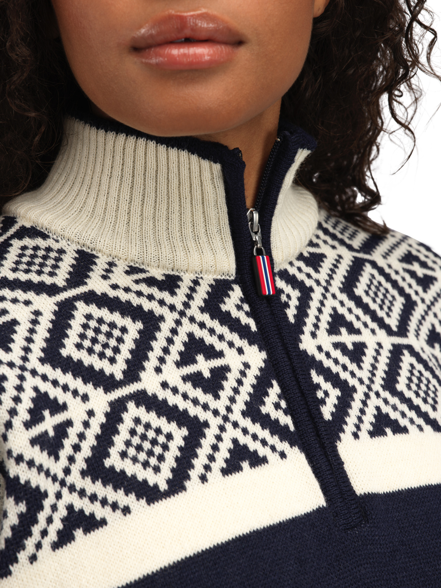 Team Norway Cortina Women’s Ski Sweater Navy Offwhite