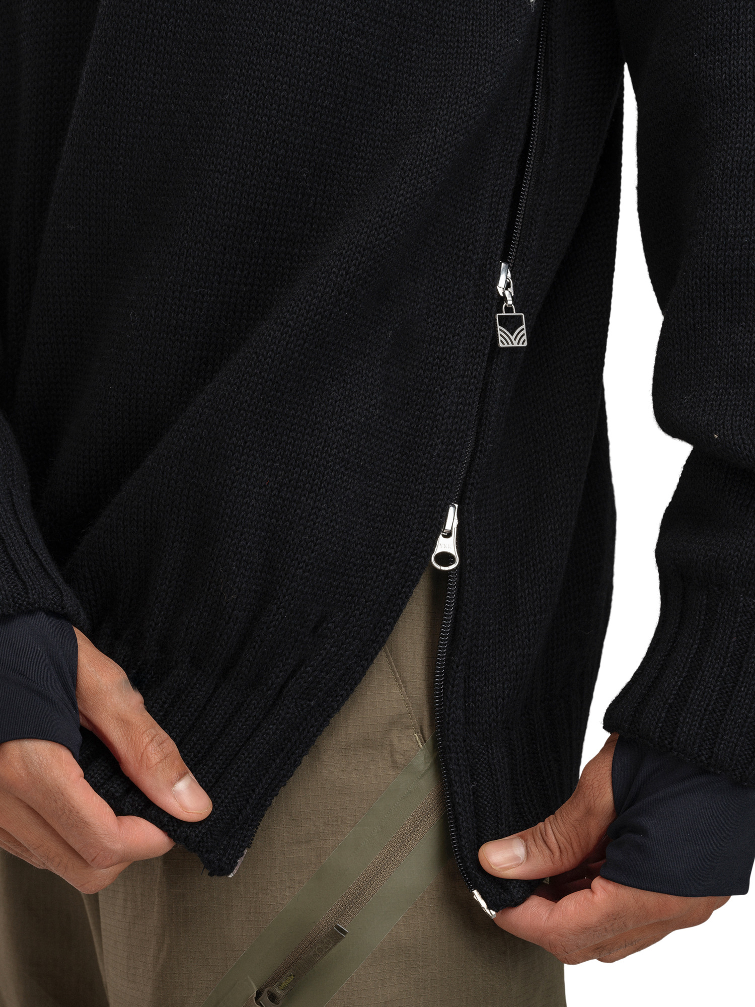 Roset Windproof Men’s Sweater  Black Offwhite