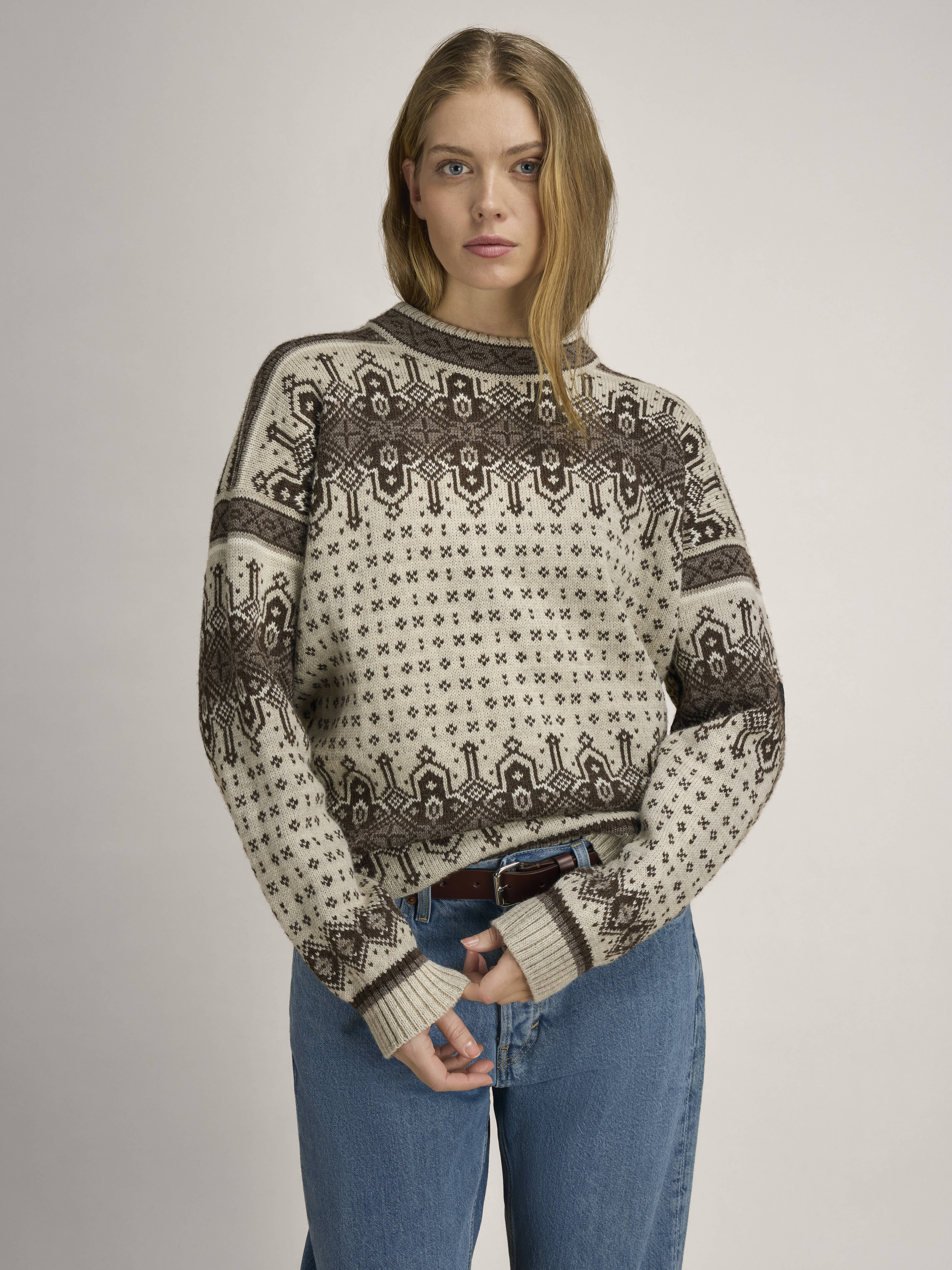 Albertville Women's Sweater Birch Coffee