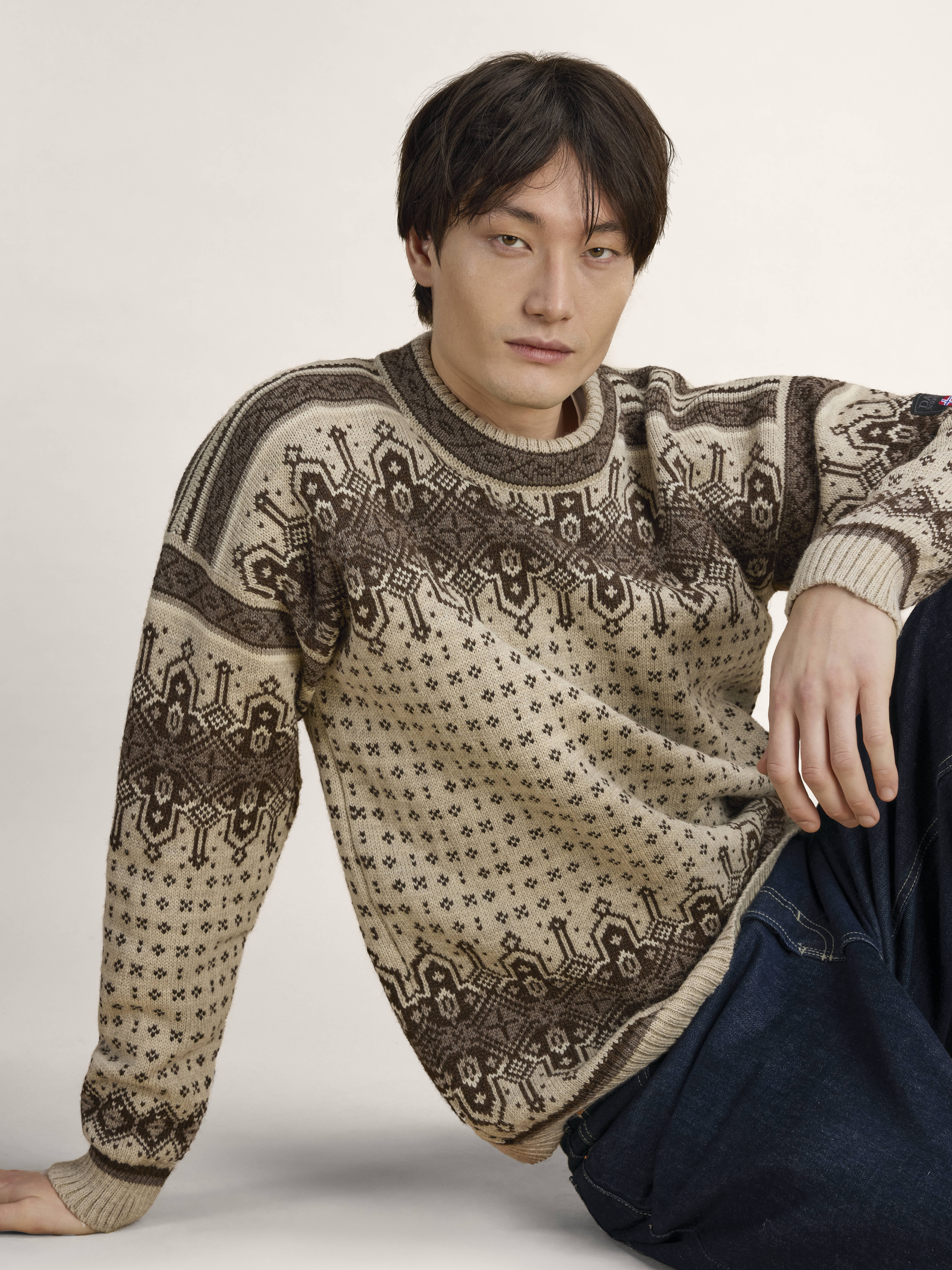 Albertville Men's Sweater Birch Coffee