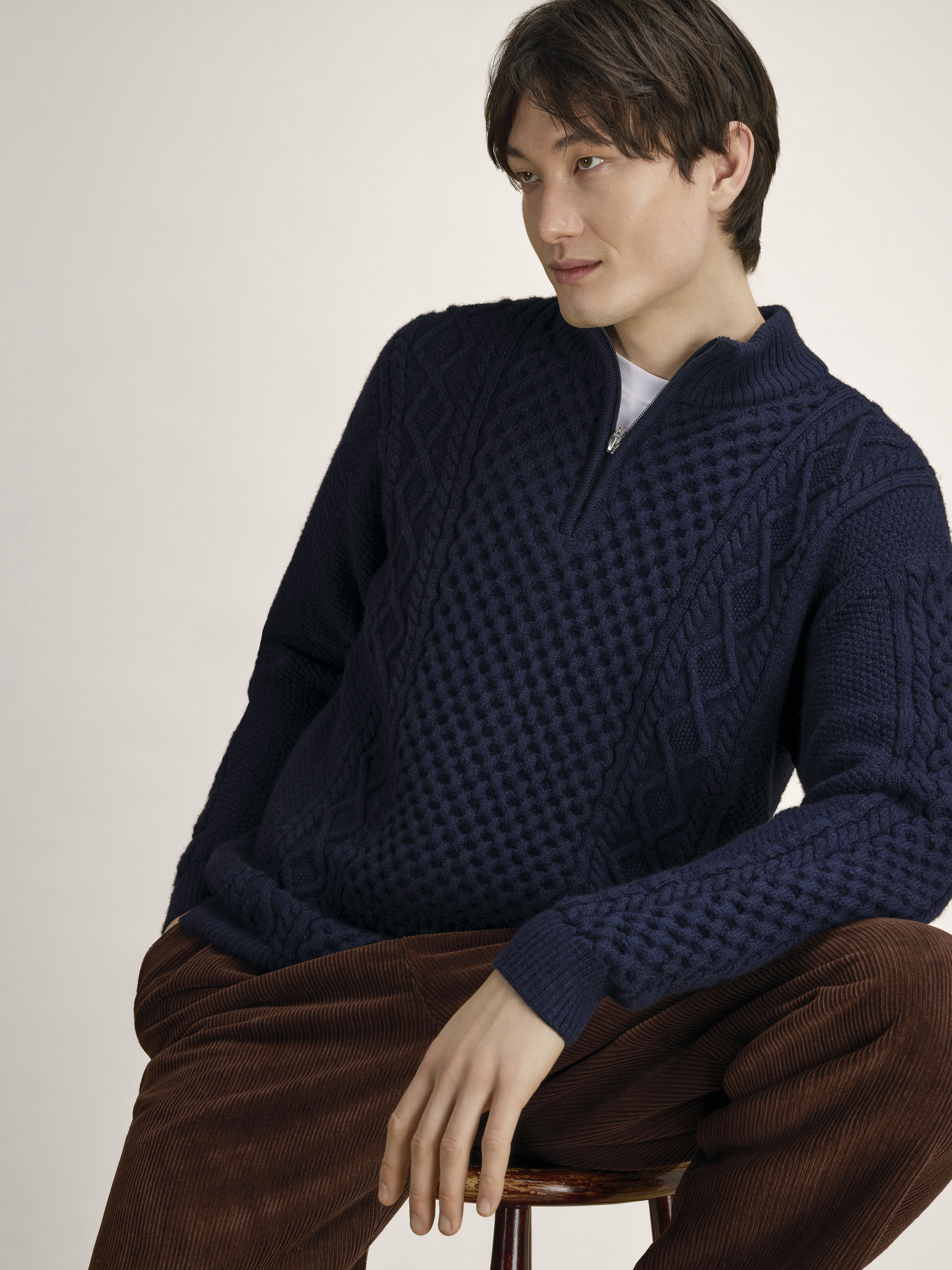 Jordalen Men's Sweater Marine