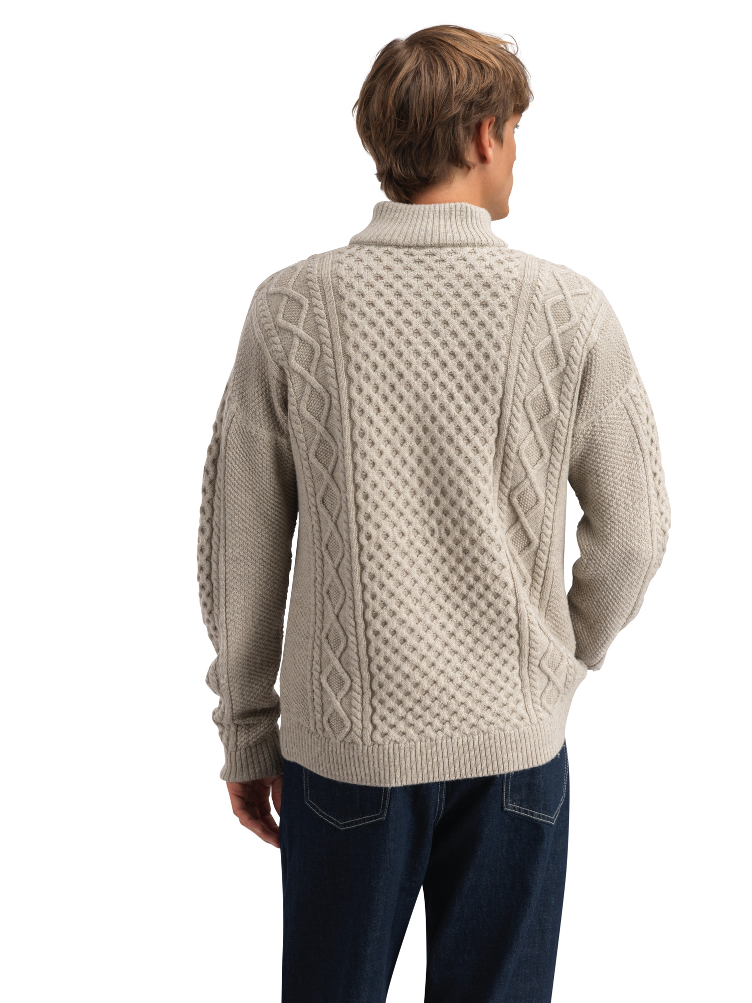 Jordalen Men's Sweater Sand Melange