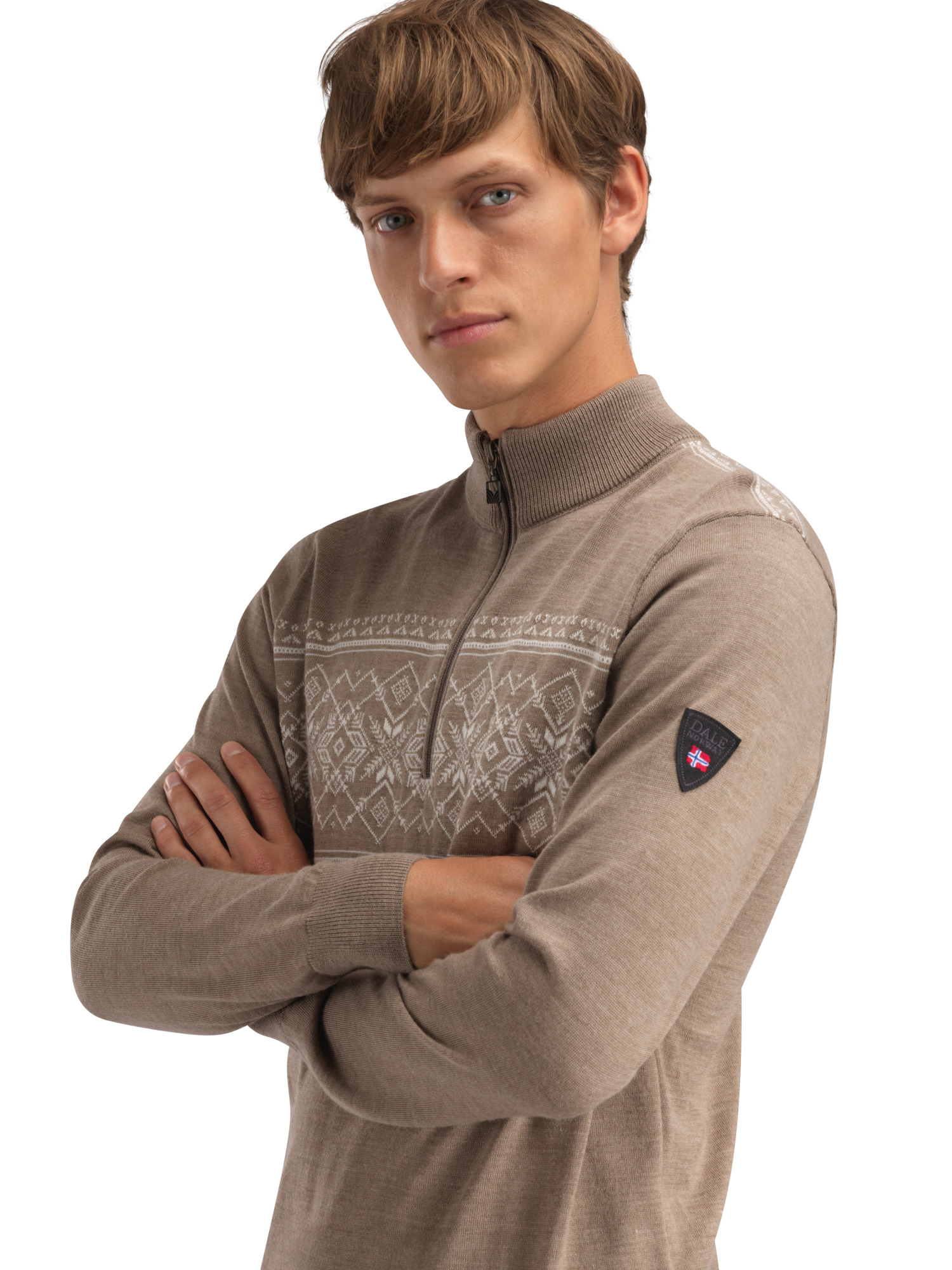 Liaset Men's Sweater Mountainstone Offwhite