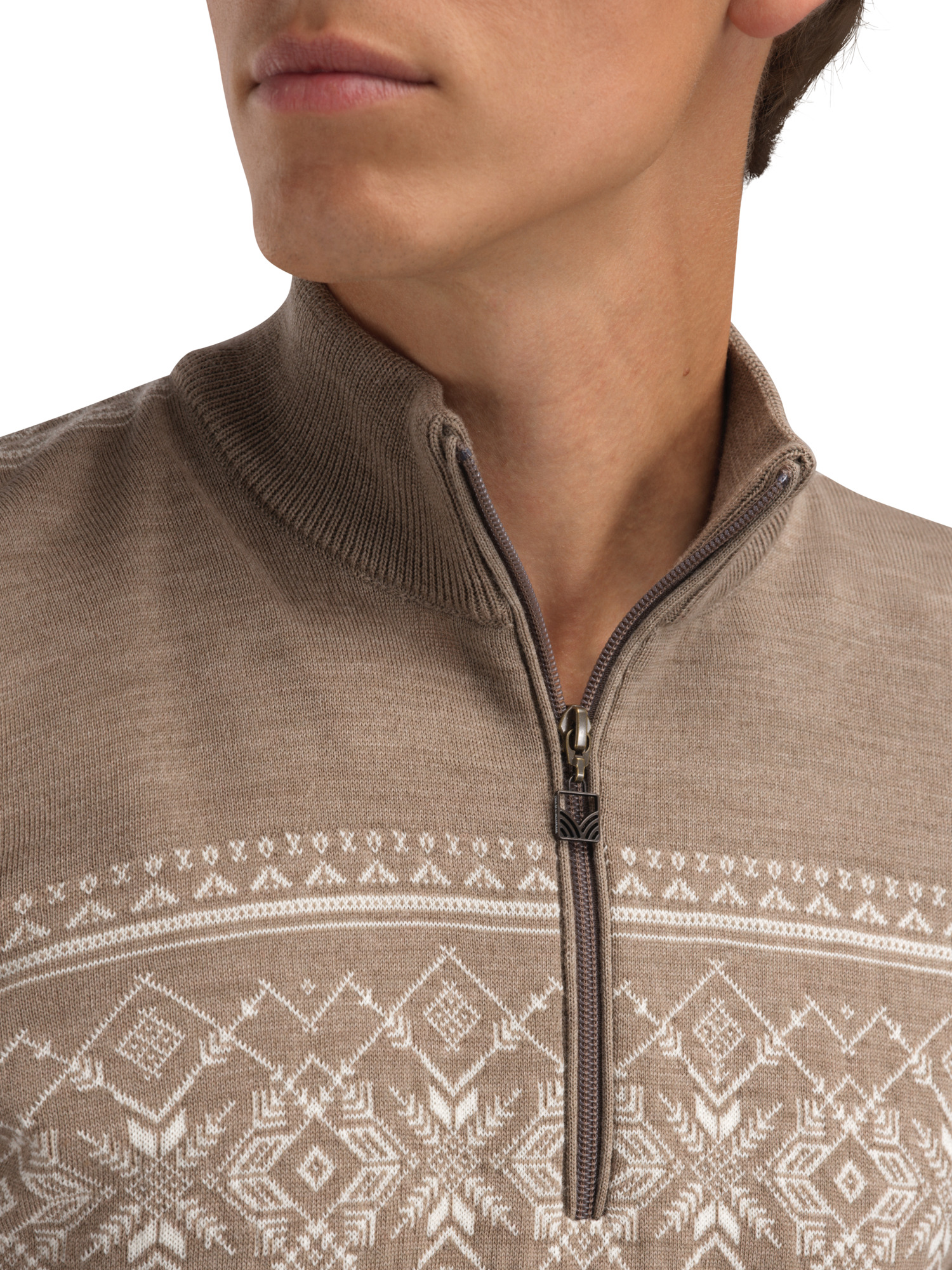 Liaset Men's Sweater Mountainstone Offwhite
