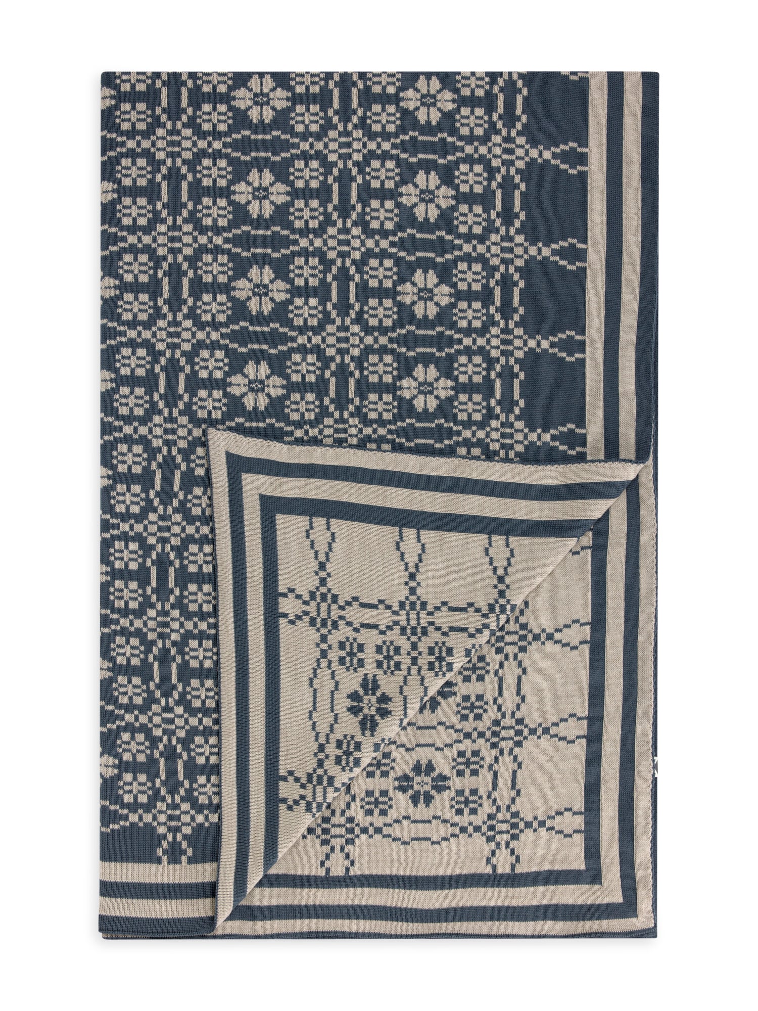 Trondheim Blanket Steel Blue