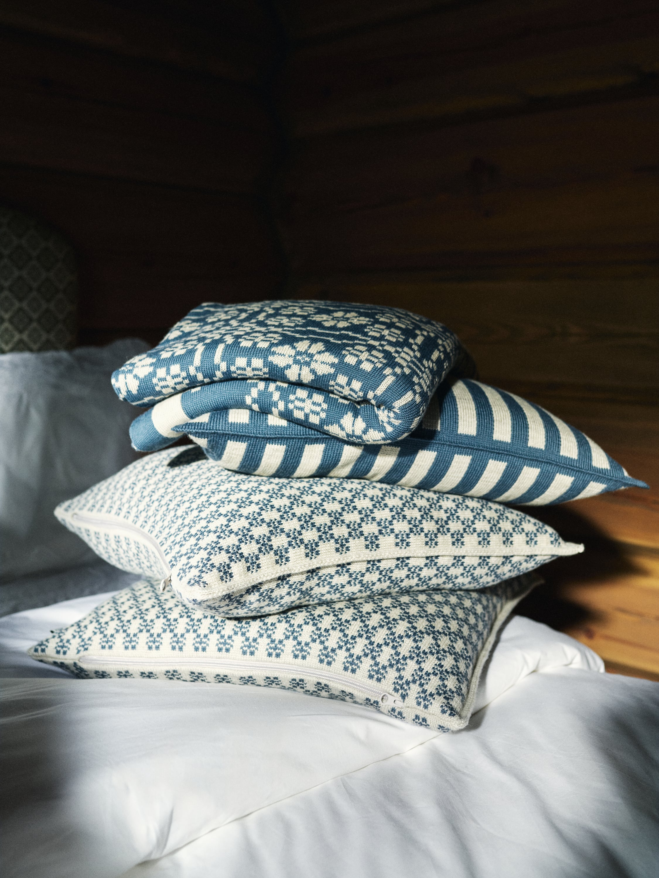 Austli Cushion Cover Steel Sand Mel.