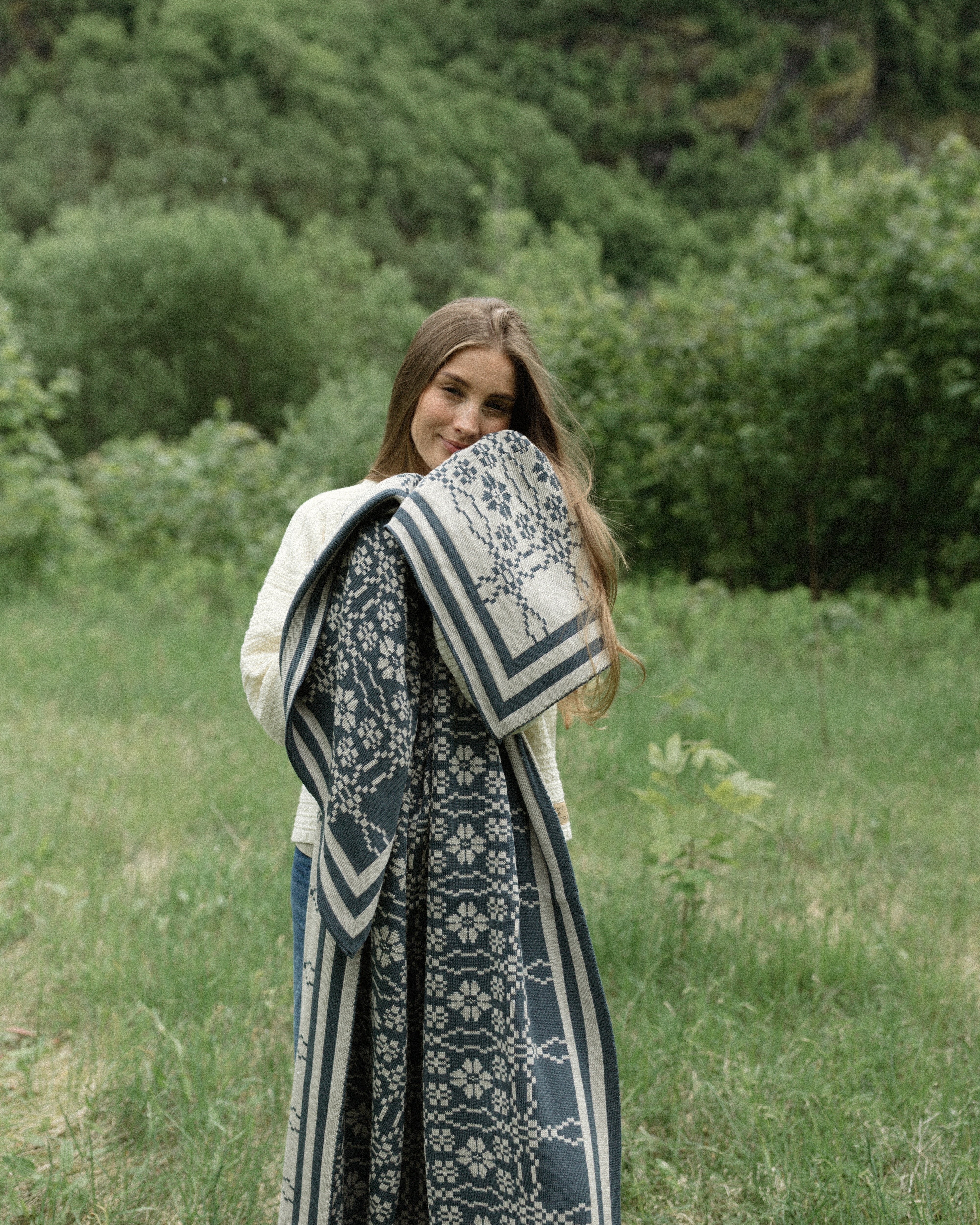 Trondheim Blanket Steel Blue